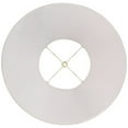 thumbnail image 3 of Imperial Shade White Large Bell Lamp Shade 9" Top x 18" Bottom x 13" Slant x 12.5" High (Spider) Replacement with Harp and Finial, 3 of 5