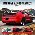 thumbnail image 6 of Ikon Motorsports Trunk Spoiler Fits 2008-2013 BMW E82 1 Series M Sport Coupe, M4 Style Matte Black ABS Plastic Add-on Rear Trunk Lid Spoiler Wing Lip, 6 of 7
