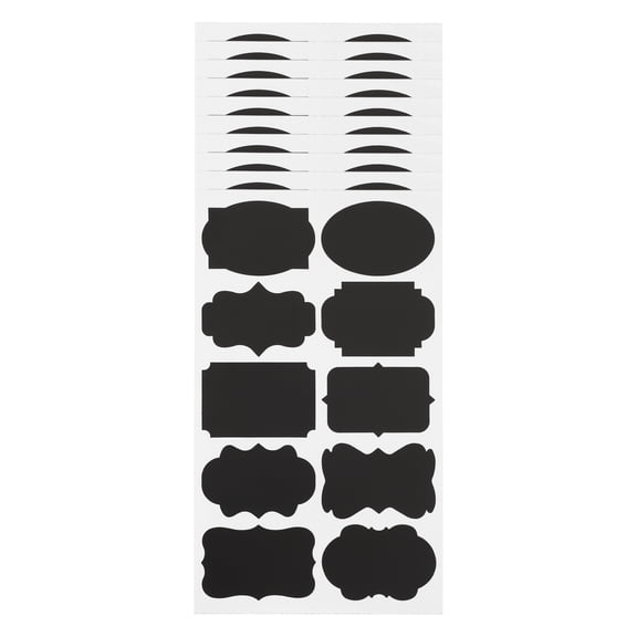 Unique Bargains Removable Erasable Model A Gift Stickers 10 Pcs Black Model A