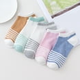 thumbnail image 1 of Women Socks Slippers Summer New Pattern Fashion Trend Socks Simple Stripe Pattern Comfortable Socks, 1 of 3