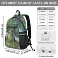 thumbnail image 3 of JIALIOU 14" Laptop Backpack Waterproof Airline Approved Stylish Casual Daypack for Travel Business College Work, Animals Surrounded Tree, 3 of 8