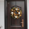thumbnail image 2 of Thanksgiving Fall Wreath Hanging 20 Inches Maple Leaf Wreath Artificial Wreath, 2 of 10