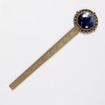 thumbnail image 2 of Halloween Castle Bookmarks: Lace Bookmark in Antique Bronze - a Delightful Reading Accessory for Passionate Book Lovers, 2 of 5