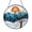 Acrylic 3.5 Inch, variant on Winter Mountain Snow Scene Stained Glass Window Decor Suncatcher, Forest Landscape Hanging Art Panel, Nature Inspired Home Accent Ornament Housewarming Gift