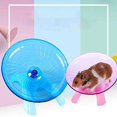 thumbnail image 5 of Hamster Flying Saucer Exercise Wheel Silent Plastic Running Wheel Playing Toy(White), 5 of 5