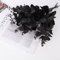 thumbnail image 3 of 10 PCS Black Artificial Eucalyptus Stems Faux Flowers Fake Eucalyptus Leaves for Home Halloween Table Farmhouse Décor, 4 Branches, 3 of 6