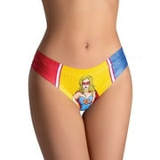 Mememe Usa LLC Comics Wonder Girl Printed Thong XL
