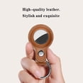 thumbnail image 3 of Air Tag Keychain for Apple Airtags Holder , 4 Pack Protective Leather Airtags Case Tracker Cover with Air Tag Holder, Airtag Key Ring Compatible with Apple New AirTag Dog Collar (Multi-Color), 3 of 5