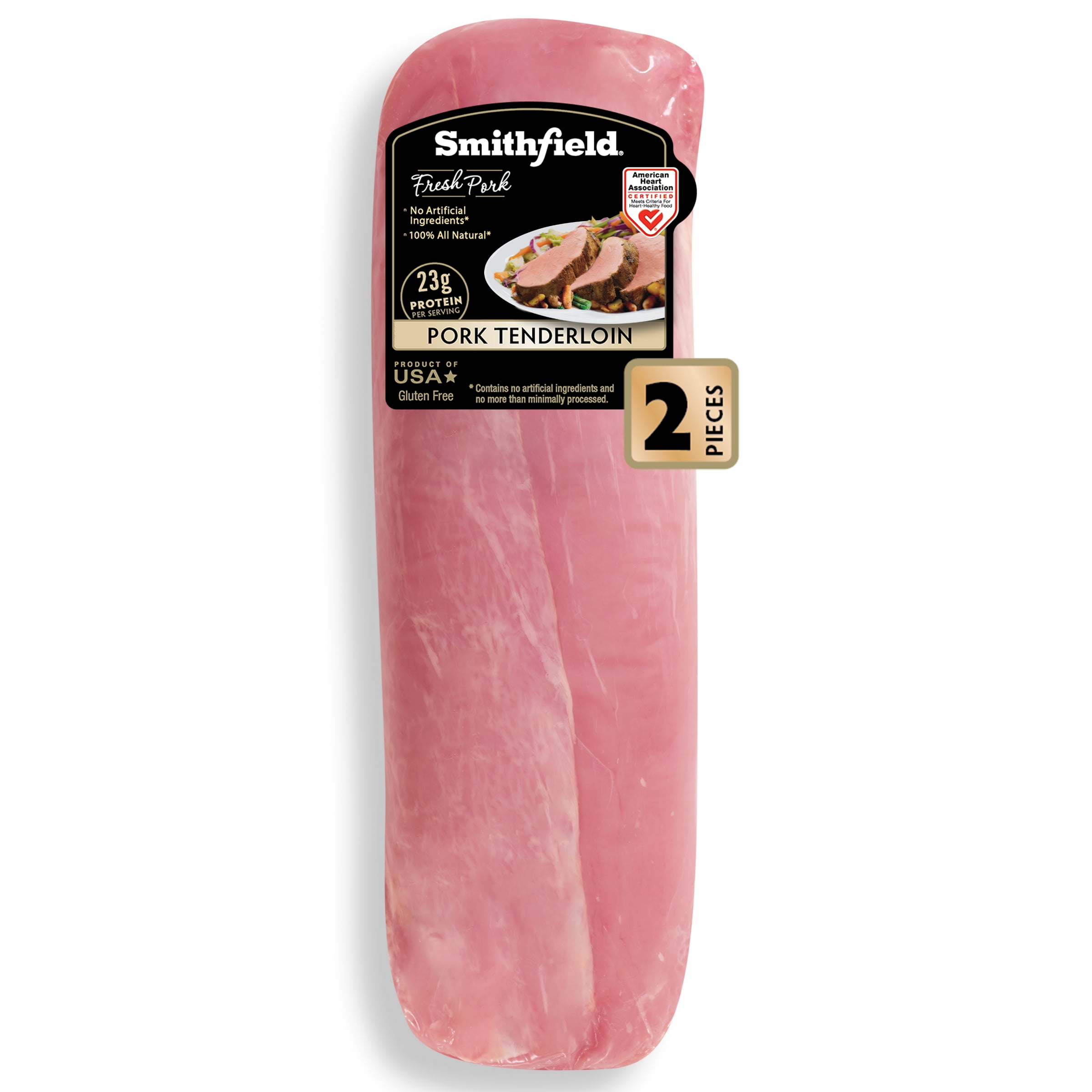 Smithfield Fresh Pork Tenderloin 2 Count, 1.4 - 3.4 lb