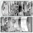 thumbnail image 4 of For GMC Sierra Yukon 99-07 4Pcs Chrome Housing Amber Headlights+Bumper Lamp, 4 of 5