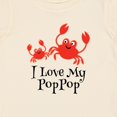thumbnail image 4 of Inktastic I Love My Poppop Grandchild Boys or Girls Baby T-Shirt, 4 of 5