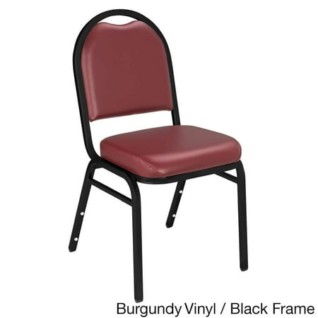 Vinyl Padded Stack Chair - National Public Seating Dome-back Padded Stack Vinyl Chairs (Case of 40)