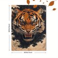 thumbnail image 3 of Qisvanset 12x16 Inch 2D Flat Framed Canvas Art, Panoramic Bengal Tiger Japanese Style Wildlife Wall Art Home Decor, 3 of 5