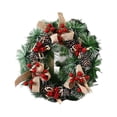 thumbnail image 4 of Billuyoard Guirnalda de Navidad para pared, guirnaldas colgantes para exteriores, decoración de Festival, coronas artificiales rústicas, Kits de decoración para fiestas, 4 of 6