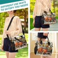 thumbnail image 6 of Large Insulated Lunch Bags for Women Men Leakproof Thermal Meal Lunch Tote Bag for Office Work Picnic Travel Truck Full Of Pumpkins 9L, 6 of 6