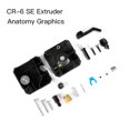 thumbnail image 2 of Kit de extrusora Creality CR-6 SE Alimentación estable de extrusión suave para filamento de 1,75 mm Abanopi Extrusora, 2 of 7