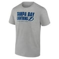 thumbnail image 2 of Men's Heathered Gray Tampa Bay Lightning Jet Speed T-Shirt, 2 of 4