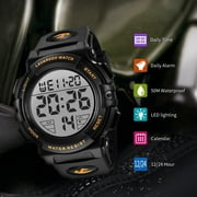 Watches for Man Digital Watches Waterproof Sport Watch with LED Backlight, Running Sports Digital Watch Gifts for Man Fathers Day Gift