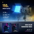 thumbnail image 3 of Panel LED de luz de vídeo Neewer AP150C, 150 W, RGB, 1800 LED, 3 of 8