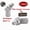 45 Degree with Catalytic Converter, variant on M18x1.5 Universal Catalytic Converter, Stainless Steel Exhaust Replacement with Filter, Compatible with Most Vehicles With Catalytic Converter(1PC)