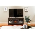 thumbnail image 5 of E-Flame USA Montana Fireplace TV Stand 58" x 24" - Dark Oak Finish, 5 of 10
