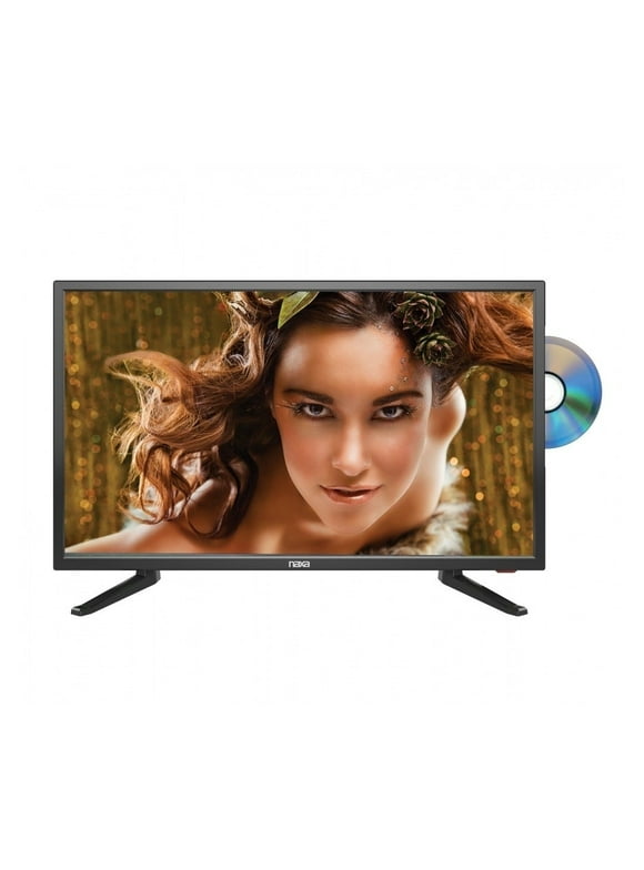 Naxa 23.6" Led Tv & Dvd And Media Player Combination With Car Package
