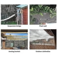thumbnail image 5 of 30m Stainless Steel Rope Hanging Kit, 2mm Coated Stainless Steel Rope With Turnbuckle And Hooks, For Hanging Lights, Climbing Plants, Clotheslines, Pe, 5 of 5