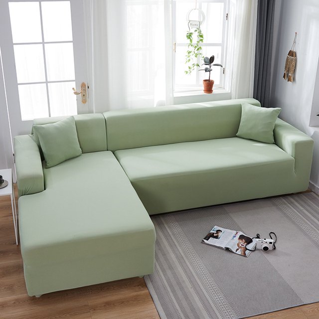 BBLVER Housse de Canapé Extensible Simple en Forme de L Lavable pour Salon Motif Moderne