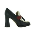 thumbnail image 2 of Sam Edelman Womens Jed Leather Square Toe Loafer Heels, 2 of 3