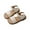 White, variant on ZACPNCV Girls Sandals Open Toe Cute Flowers Princess Girls Flats Summer Dress Shoes Sandals for Toddler Brown 2-2.5 Years
