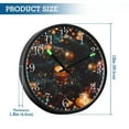 thumbnail image 3 of Voice Activated Clock with Glow Light 12 Inch Large Silent Wall Clock Battery Operated for Home Decor Candle Decorations, 3 of 8