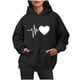 thumbnail image 1 of WILLBEST Sudadera con Capucha y Cordón Ajustable, Estilo Casual, para Mujer, Ideal para Otoño E Invierno, Perfecta para Actividades Al Aire Libre Tallas Grandes, con Estampado de Letras XXX-Grande, 1 of 6