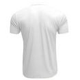 thumbnail image 3 of SWSMCLT Men's Ribbed Knit Summer Top Soft Fitted Stretch Short Sleeve T Shirt Casual Fashion Tshirt Cool Light Collared Polo White XX-Large, 3 of 4