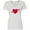 AA-White, variant on Inktastic Valentines Day Heart Arrow Women's V-Neck T-Shirt