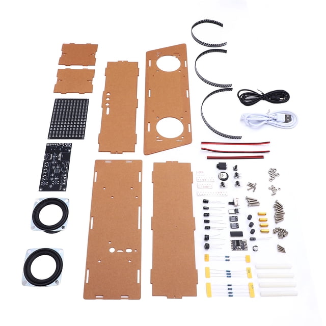 Spectrum Speaker Kit, Spectrum Sound Speaker Kit 3.5mm Output Easy To Install 5V for School Education