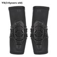 thumbnail image 1 of 2 protectores de codo anticolisión para niños, anticaída, soporte de codo para niños, equipo de protección suave para patinaje, ciclismo, equilibrio, scooter, negro (YS), 1 of 8