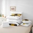 thumbnail image 6 of Castle Fairy Boys Girls Animal Honeybee Bedding Comforter Set 7pcs,Chic Floral Flowers Queen Bedding Sets Super Cozy,Spring Garden Queen Sheet Sets,Luxury Bedroom Decor,Reversible, 6 of 8