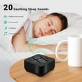 Letsfit White Noise Machine with 20 Natural Soothing Sounds, Timer and