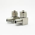 thumbnail image 1 of 304 Stainless Steel 1/8" 1/4" 3/8" 1/2" BSPT Male Thread To 4-16mm Quick Pipe Fitting Elbow End Union Connector Fit ,Easy to Install, 1 of 5