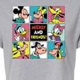 thumbnail image 3 of Disney - Mickey and Friends - Juniors Cropped Cotton Blend T-Shirt, 3 of 5