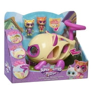 Disney Junior SuperKitties SuperKitty Copter with Lights and Sounds, 3 Pieces, Poseable Figures, Ages 3+