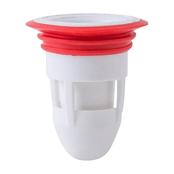 Tapón colador para suelo de ducha y baño, filtro de desagüe de agua para cocina y baño, desodorante Blanco