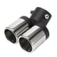 thumbnail image 2 of Punta De Escape, Tubo De Escape De Boca Redonda De Acero Inoxidable Universal Para Accesorios De Automóviles ANGGREK Otros, 2 of 8