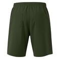 thumbnail image 6 of Kids Sport Shorts Casual Olive Green Soft Breathable Lightweight Stretchy Children Bottoms Size 5-6 Y, 6 of 6