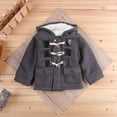 thumbnail image 4 of Winter Children's Clothing New Boy Croissant Buckle Zipper Plus Velvet Thick Warm Small Jacket, 4 of 10