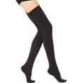 thumbnail image 3 of HAHDAXIA Bas de Compression Cuisse Femmes Hommes, 30-40 mmHg, Bout Fermé, 3 of 7