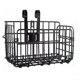 thumbnail image 1 of Folding Bike Basket with Hook for Mountain and Road Bikes, Thin Black, Lightweight, Durable, Easy Installation, 1 of 5