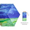 thumbnail image 1 of Paraguas plegable con pegamento negro y pintura al óleo creativa y ligera, protector solar dorado y titanio, paraguas pequeño y práctico con cápsula soleada, 1 of 6