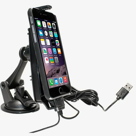 iBolt iPro2 Car Dock for iPhone 5, 5c, 5s, 6, 6+ with integrated Lightning (Best Dock For Iphone 5 With Case)