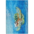 thumbnail image 2 of Addison Rugs Dream Shag Premium Machine Washable Transitional Turtle Ocean Rectangle Rug, 5' x 7'6", 2 of 8